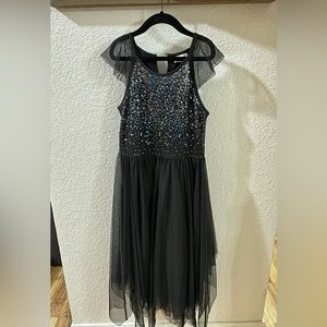 Girl’s Sequin Black Dress